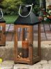 Large Hartford Candle Lantern - Decorative Outdoor & Indoor Lantern for Home Decor