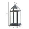 Rustic Silver Contemporary Lantern