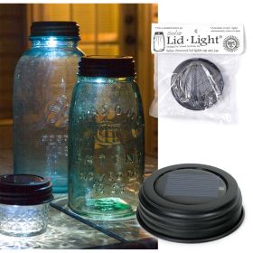 Solar Lid Light - Rustic Brown - Box of 4