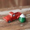 Farmhouse Truck and Christmas Tree Salt & Pepper Shakers