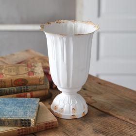 Large Scalloped Vase