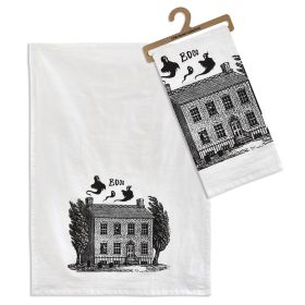 Haunted House Tea Towel - Box of 4