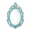 DISTRESSED BABY BLUE WALL MIRROR