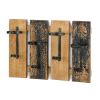 Rustic Wall Mount Wine Rack - Handmade Wooden Storage Organizer for Home Decor