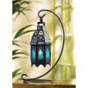 Sapphire Nights Hanging Lantern - Illuminate Your Space with Style and Elegance