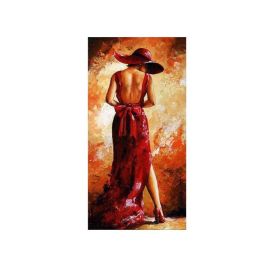 100% Hand Painted Abstract Oil Painting Wall Art Modern Women Picture Canvas Home Decor For Living Room Bedroom No Frame (size: 150X220cm)