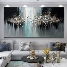 Handmade Oil Painting Abstract Texture Oil Painting On Canvas Large Wall Art Original White Painting Minimalist Art Custom Painting Modern Living Room (Style: 01, size: 90X120cm)