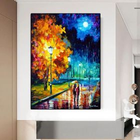 Hand Painted 3D Knife Painting Abstract Flower Oil Painting On Canvas Art Wall Adornment Pictures For Living Room Home Decor (size: 100X150cm)